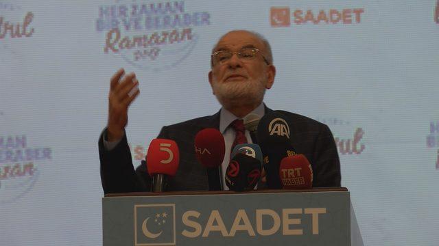 Ekrem İmamoğlu, Saadet Partisi'nin iftarına katıldı