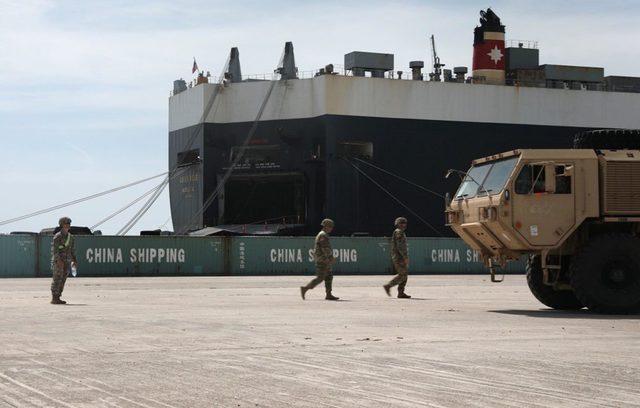 ABD'den Yunanistan'ın Dedeağaç limanına askeri sevkiyat