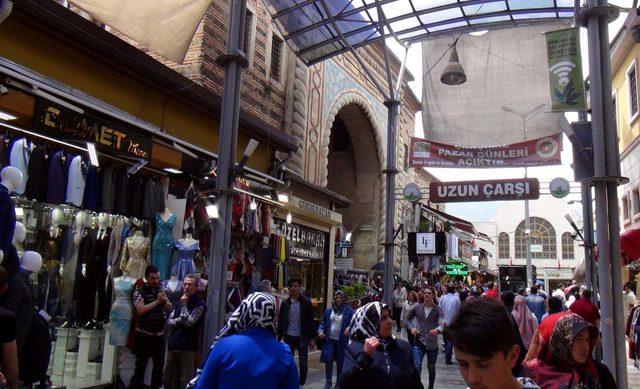 Bursa'da bayram alışverişi telaşı