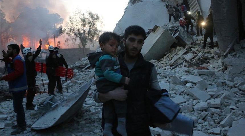 Esed rejimi İdlib'de yine sivilleri vurdu! 6 ölü