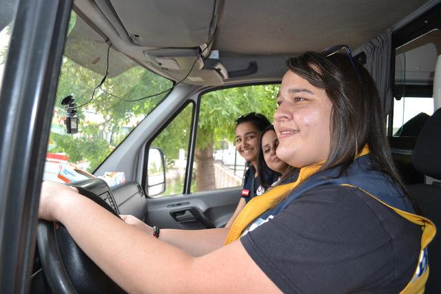 Aksaray'ın tek kadın ambulans şoförü