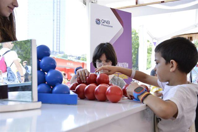 Tales Matematik Müzesi TIR’ı Yaratıcı Çocuk Festivali’nde çocuklarla buluştu