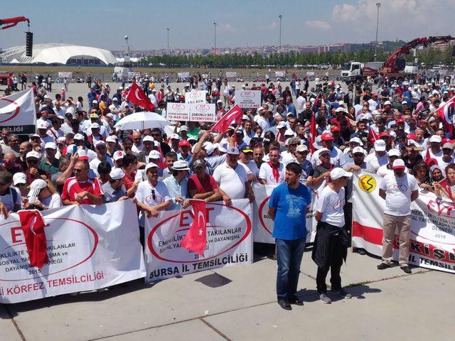 Yenikapı'da EYT mitingi düzenlendi