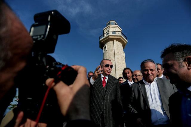 Cumhurbaşkanı Erdoğan Yassıada'da basın toplantısı düzenledi (2)