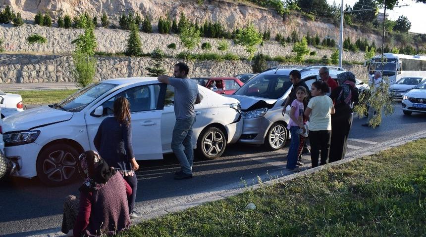 Malatya’da zincirleme trafik kazası