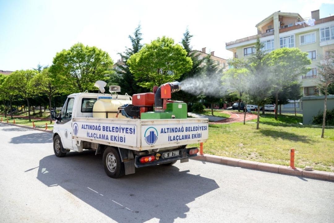 Altındağ&rsquo;da b&uuml;y&uuml;k ila&ccedil;lama &ccedil;alışması