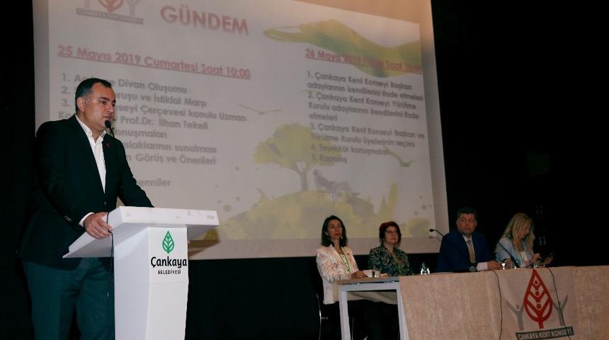 &Ccedil;ankaya kent konseyi 6. olağan kongresini ger&ccedil;ekleştirdi