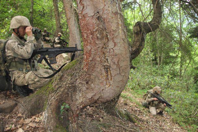 Karadeniz'de, JÖH ve komandoların PKK operasyonu sürüyor