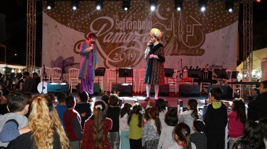 Çocuklar ramazan akşamları etkinlikleriyle coştu