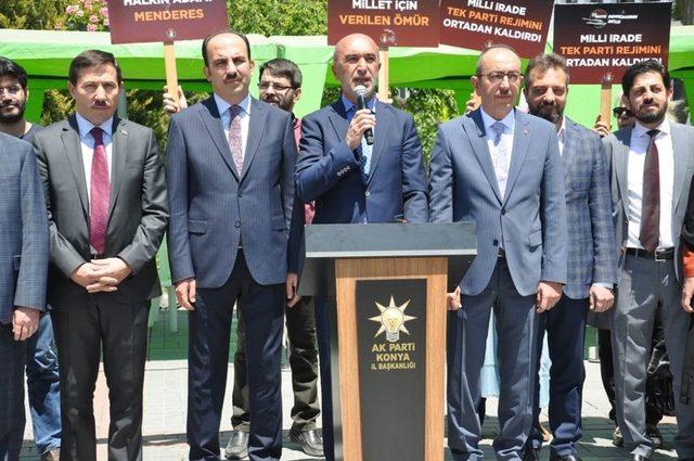 Angı: “27 Mayıs Darbesi, insanlığa ve vicdanlara yönelik yapılan büyük bir ihanettir”