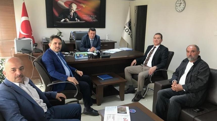 Kaymakam Kaya’dan KOSGEB Müdürü Özen’e ziyaret