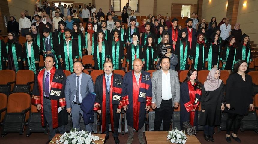 ER&Uuml; Adalet Meslek Y&uuml;ksekokulu 8. D&ouml;nem Mezunlarını Verdi