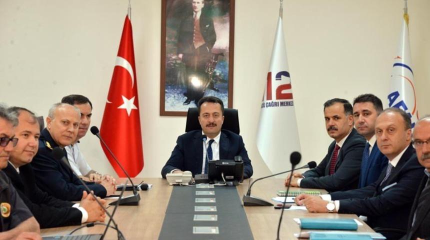 Orman yangınlarıyla m&uuml;cadele komisyon toplantısı