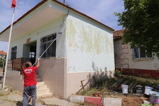 Muhtarlık binaları belediye ile yenilendi