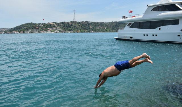 İstanbul'da sıcak hava manzaraları