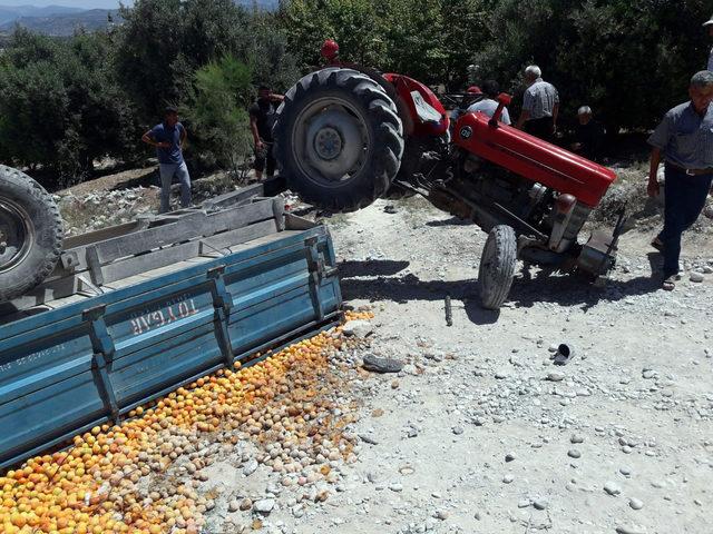 Mersin'de traktör devrildi; Arda öldü, 8 kişi yaralandı
