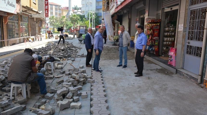 Belediyeden yol ve çevre düzenleme çalışmaları