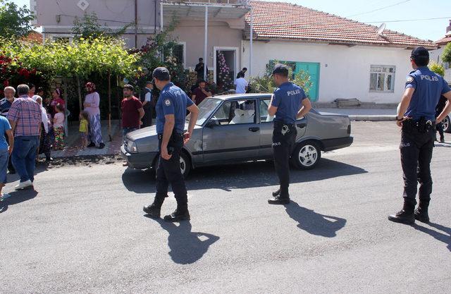 Kuzeninin otomobiline av tüfeğiyle ateş açtı