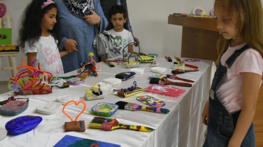 &Ccedil;ocuklar h&uuml;nerlerini sergiledi