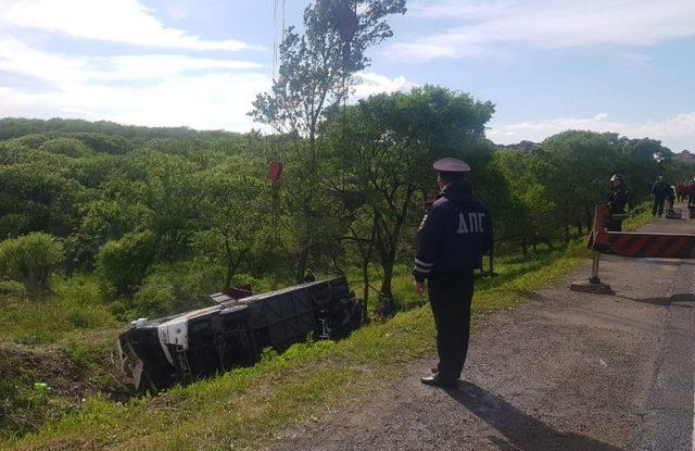 Rusya'da Çinli turistleri taşıyan otobüs şarampole uçtu: 2 ölü, 19 yaralı