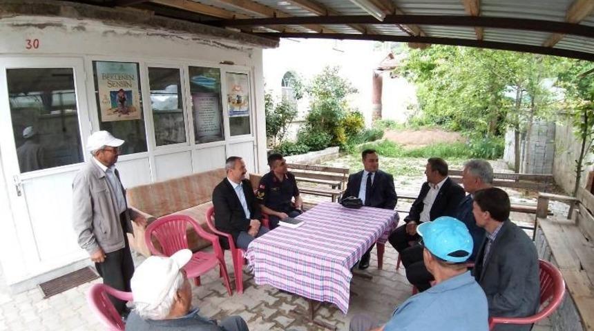 Kaymakam Halim’den köy ziyaretleri