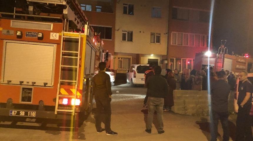 Alaplı’da yangın paniği