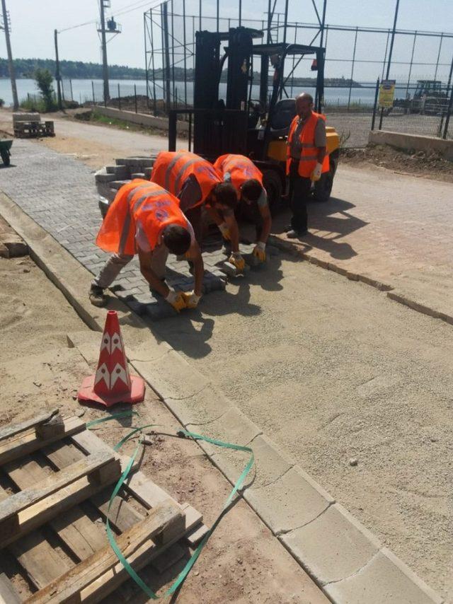 Tatilcilerin yoğun ilgi gösterdiği Kandıra’nın yolları yaza hazır