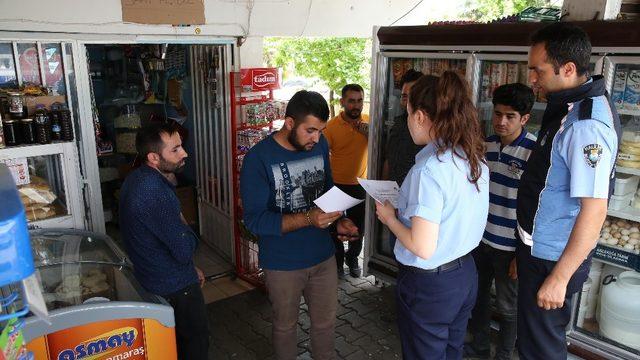 Zabıta ekiplerinden maytap uyarısı