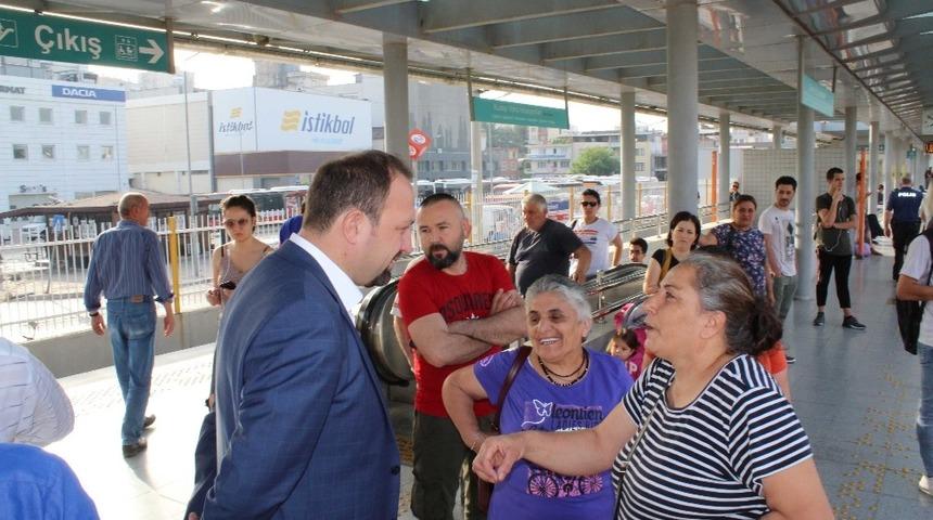 Başkan Utku Gümrükçü sabah mesaisinde