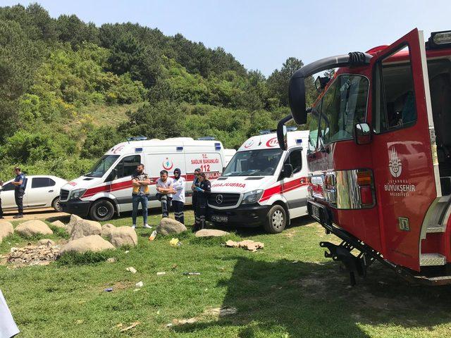 Alibeyköy Barajı'na giren 2 çocuk kayboldu (1)