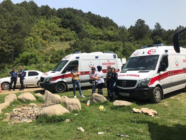 Alibeyköy Barajı'na giren 2 çocuk kayboldu (1)