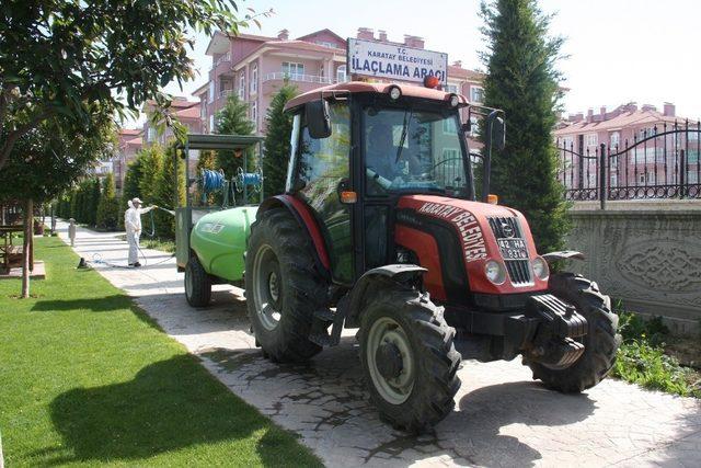 Karatay Belediyesi ilaçlama çalışmalarını hızlandırdı