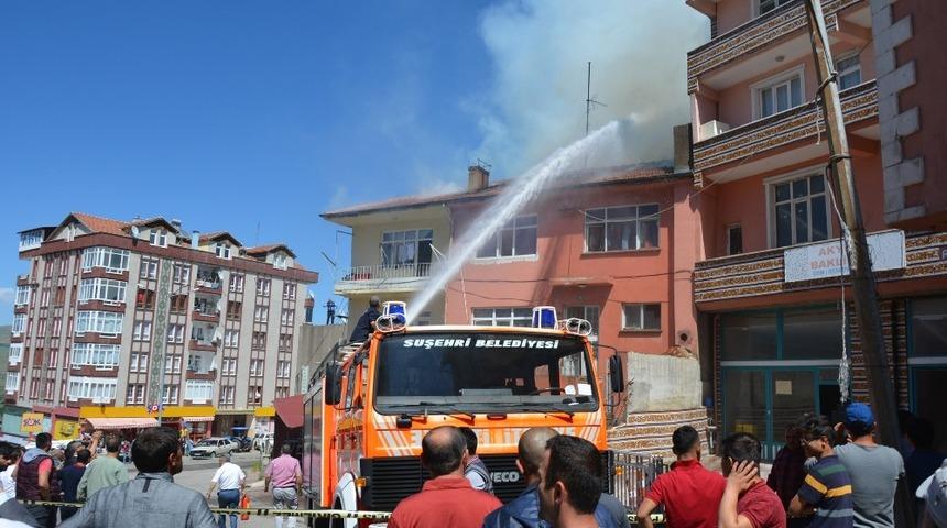 Sivas&rsquo;ta korkutan yangın