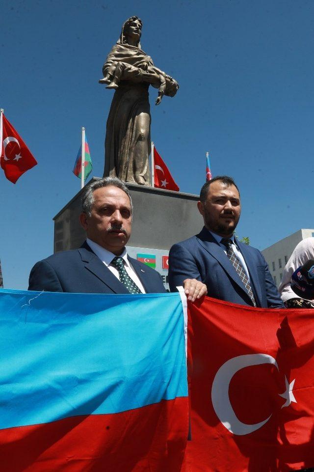 Talas’ta Azerbaycan Bağımsızlık Günü kutlaması