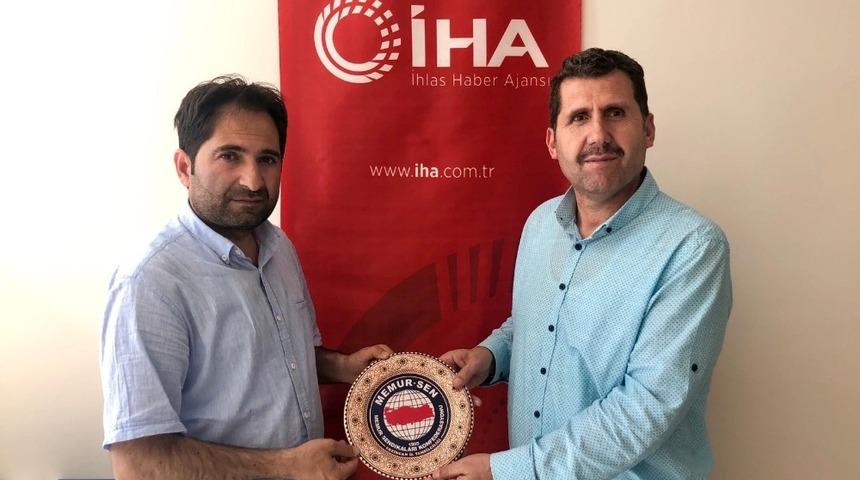 Sendika temsilcilerinden İHA&rsquo;ya ziyaret