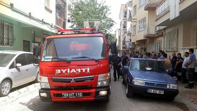 Ambulans şoförü olay yerine gidince evinin yandığını gördü