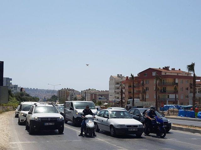 Kuşadası’nda motosiklet denetimi