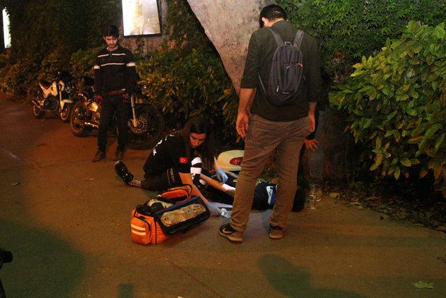 Beşiktaş'ta motosiklet kazası: 2 Yaralı