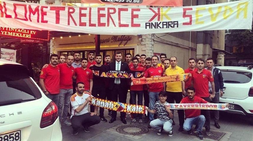 Ankara&rsquo;da Kayserispor sevgisi