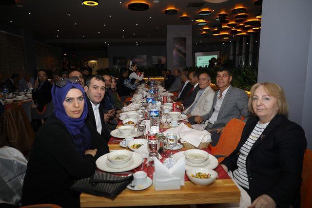 Rektör Çomaklı, basın mensuplarıyla iftar yemeğinde buluştu