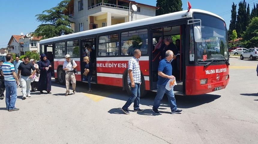 Yalova&rsquo;da mezarlıklara &uuml;cretsiz servis