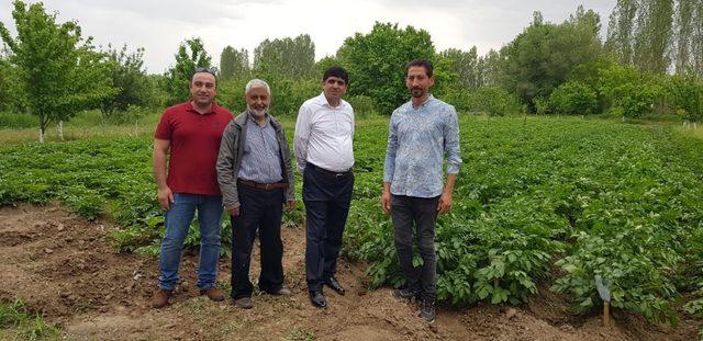 Rektör Alma, tarım alanlarında incelemelerde bulundu