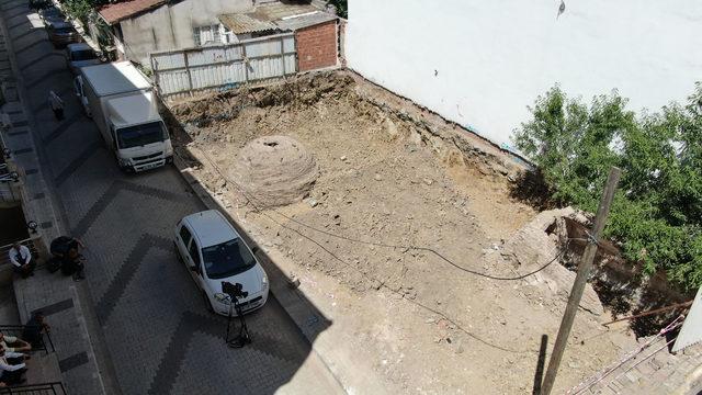 Üsküdar'da inşaat çalışmasında tarihi kalıntılar bulundu