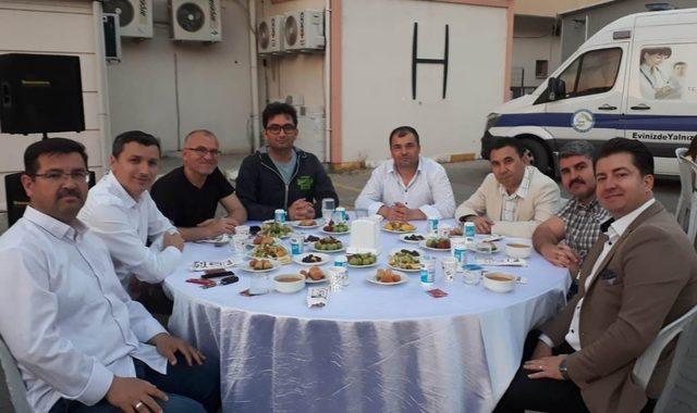 Hastane çalışanları ile hastalar iftarda buluştu