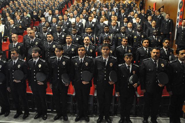 Ankara'da eğitim gören 43 yabancı polis mezun oldu 