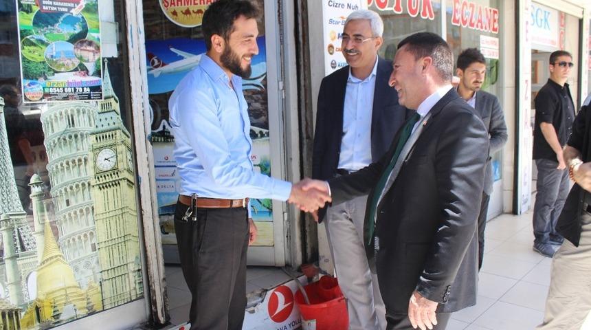 Başkan Beyoğlu&rsquo;ndan esnaf ziyareti