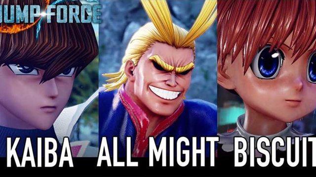 Kaiba, All Might ve Biscuit, Jump Force Kadrosunda