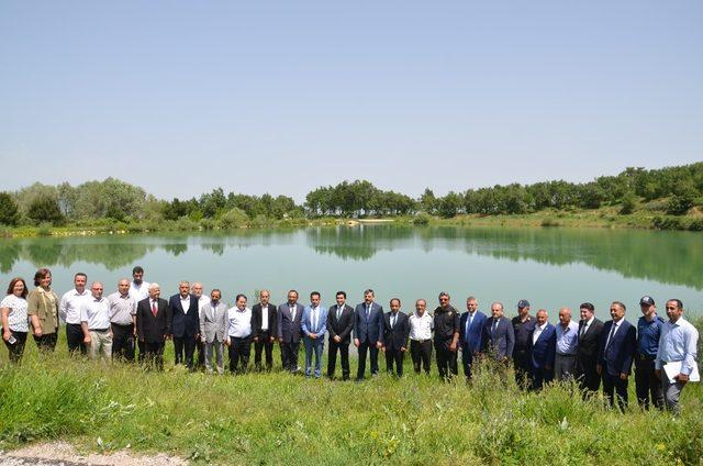 Saklı cennet yeşil göl turizme kazandırılacak