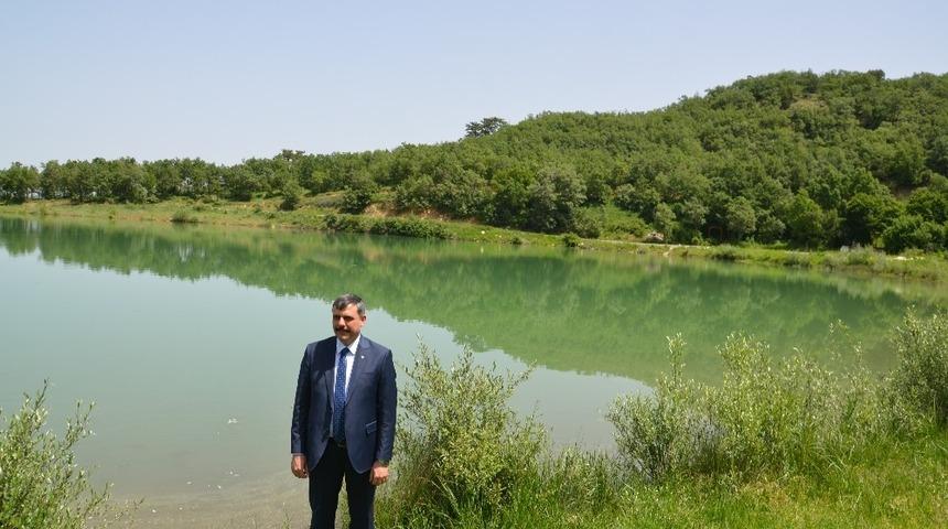 Saklı cennet yeşil göl turizme kazandırılacak