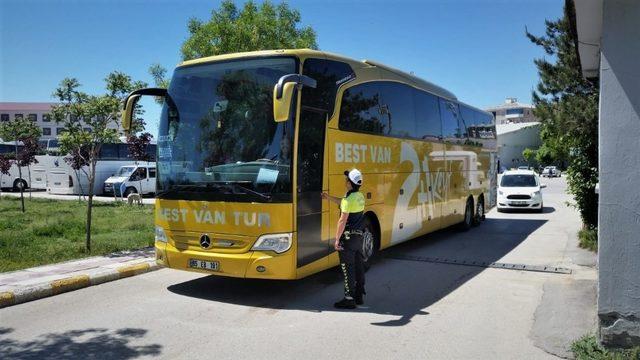 Van’da bayram öncesi trafik denetimleri